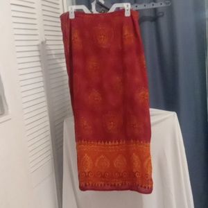 Saint tropez west dresses 100% imported nylon skirt size 14 "36 in length